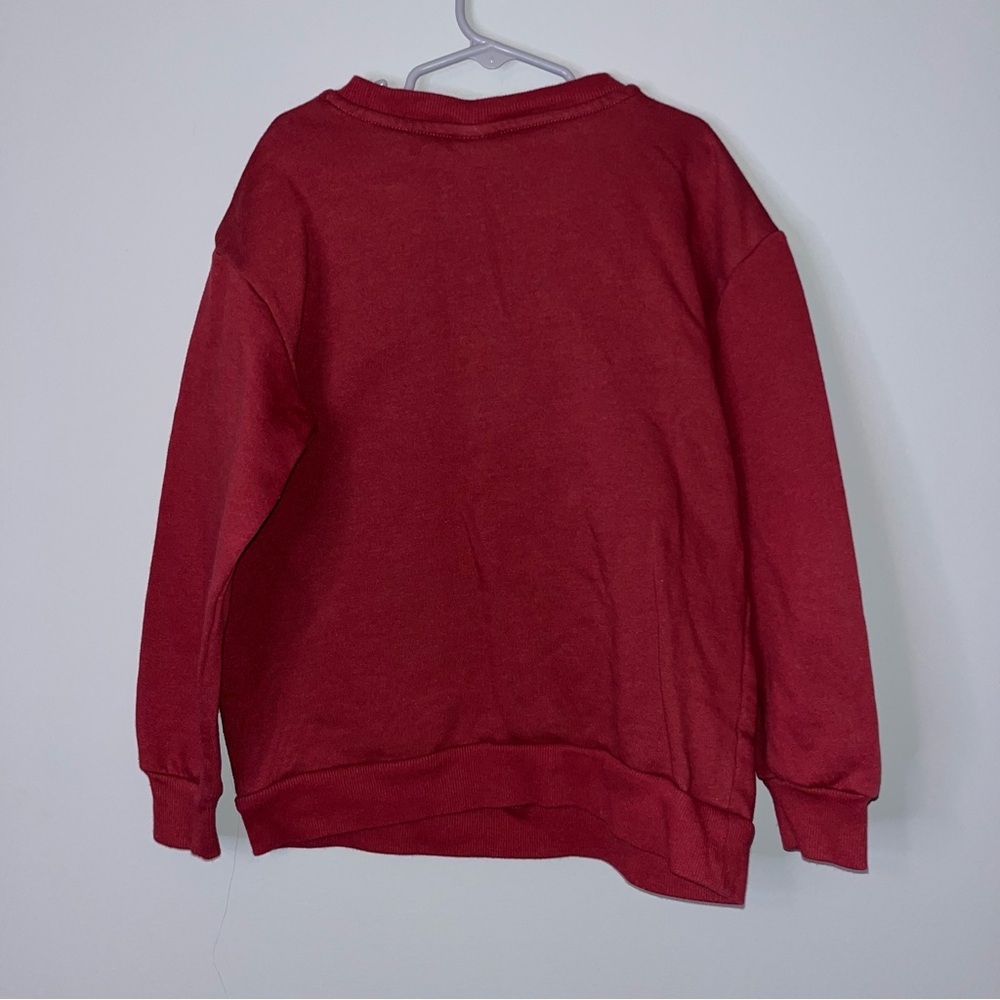 Art Class Red Feliz Navidad Sweatshirt Youth M - Picture 4 of 4
